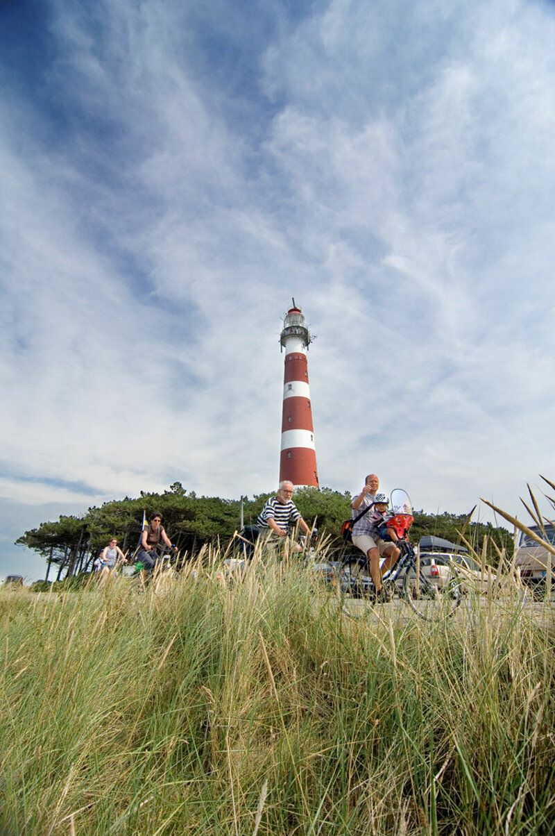 Amelander Leuchtturm Hollum – Seitenansicht