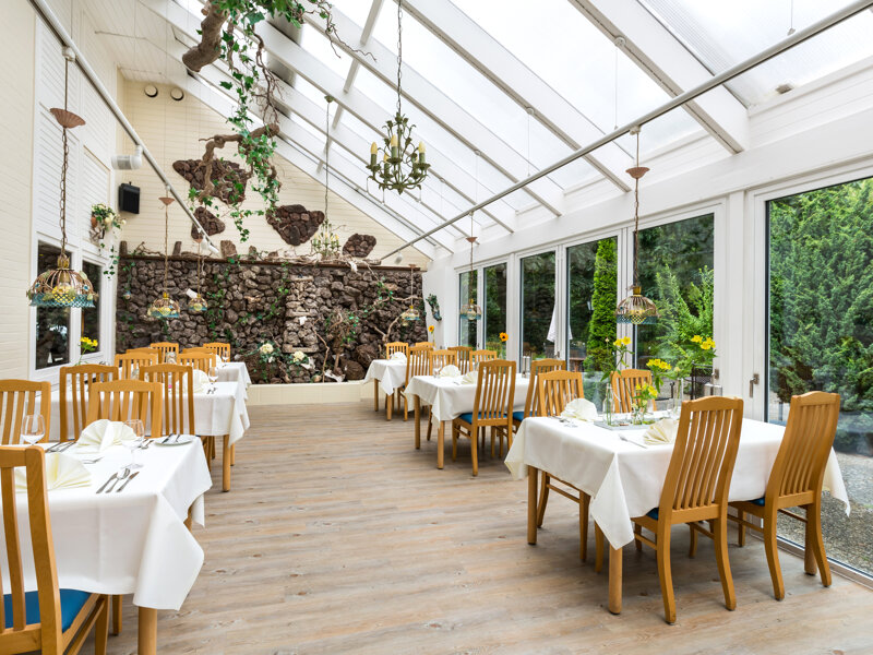 Wintergarten mit Bestuhlung