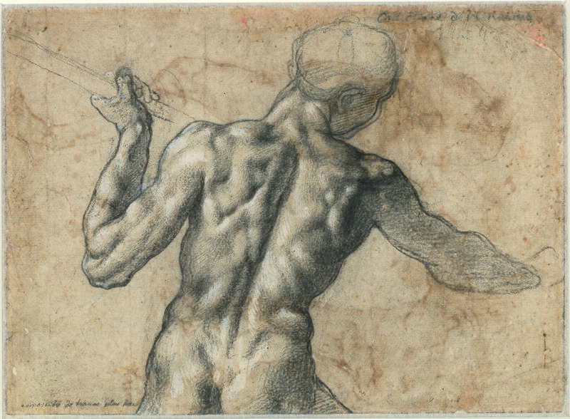 Bronzekopie des David von Michelangelo auf dem Piazzale Michelangelo in Florenz