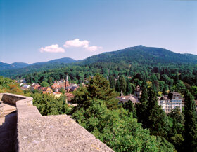 Blick BurgBaden auf BW