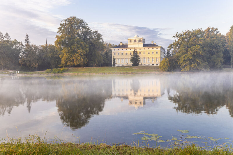 Schloss Wörlitz und Wörlitzer See