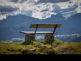 Aussichtsbank am Beichelstein (Ostallgäu) © Allgäu GmbH, Christian Greither Photography