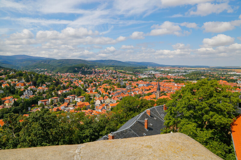 Schloss Wernigerode Panorama Ausblick