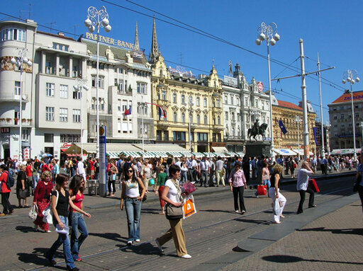 Ban Jelacic Platz - Zagreb (Kroatien)