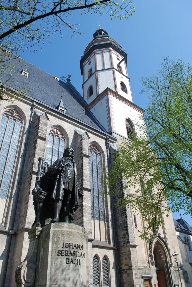 Thomaskirche mit Bachdenkmal