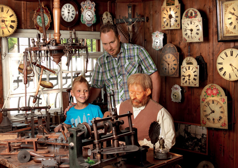 Uhrmachwerkstatt im Museum