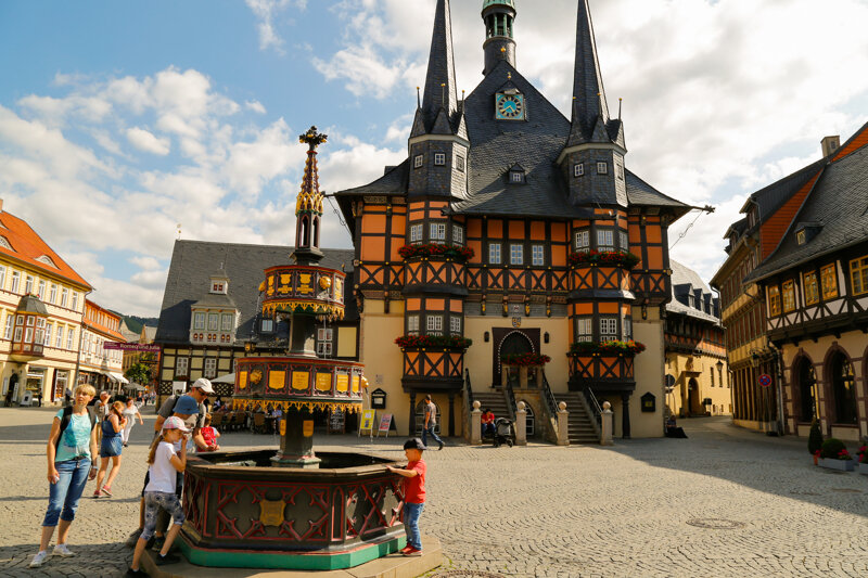 Marktplatz und Rathaus Wernigerode