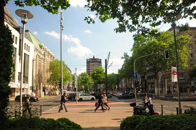 Blick über Düsseldorf