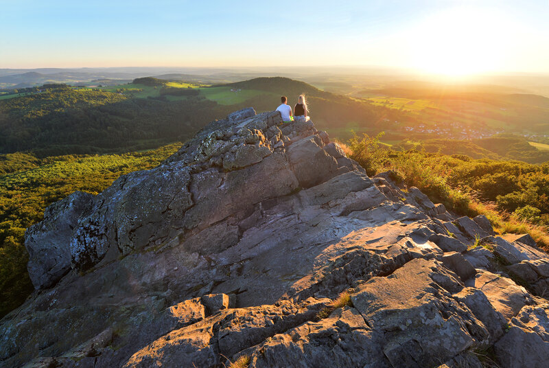 Die Milseburg – markanter Basaltkegel in der Rhön