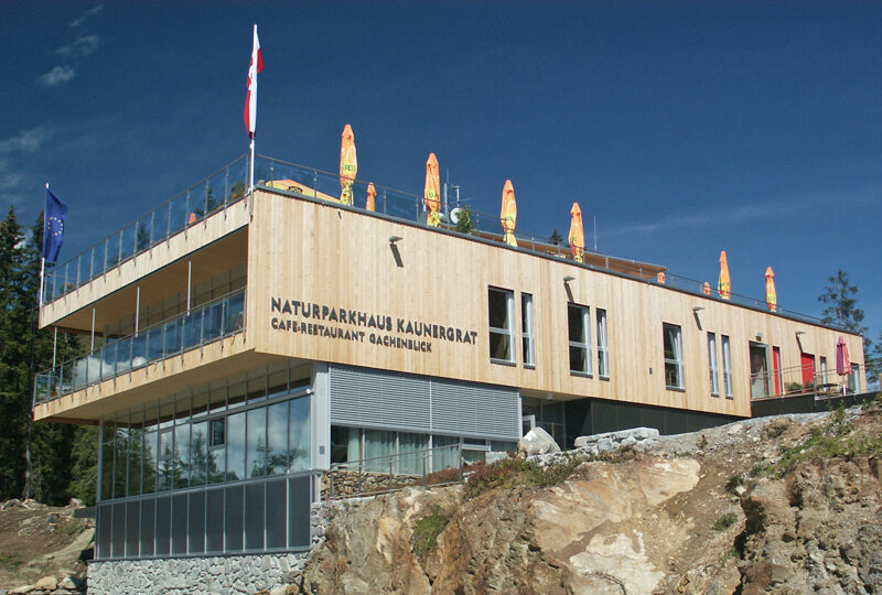 Naturparkhaus Kaunergrat von aussen