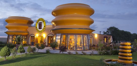 Baumkuchenhaus Nachtaufnahme