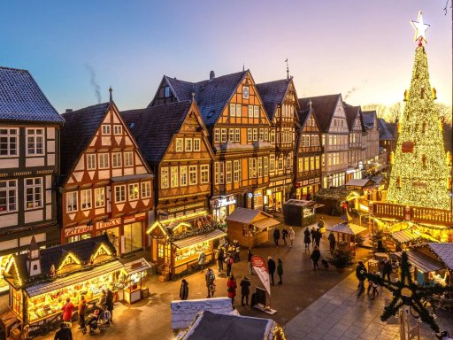 Fachwerk-Wintermärchen in der Residenzstadt