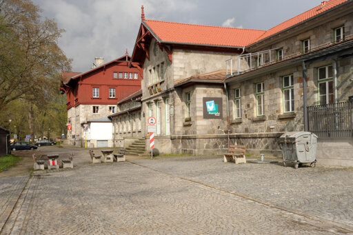 Grenz-Bahnhof - Bayerisch Eisenstein (Niederbayern)
