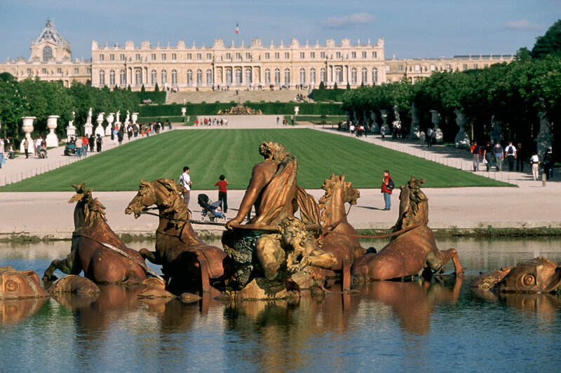 Bassin d'Apollon im Park von Schloss Versailles