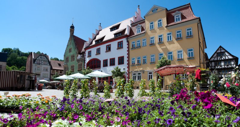 alte Gebäude in Bad Tabarz