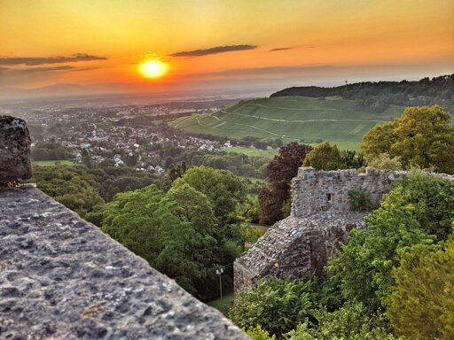 Burg Baden und Burgberg - Badenweiler