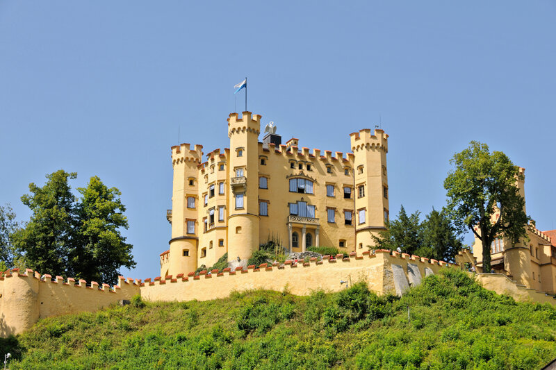 Schloss Hohenschwangau bei Füssen im Allgäu