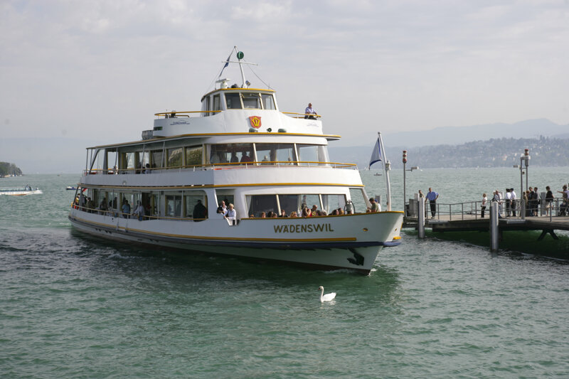 Schifffahrt auf dem Zürichsee
