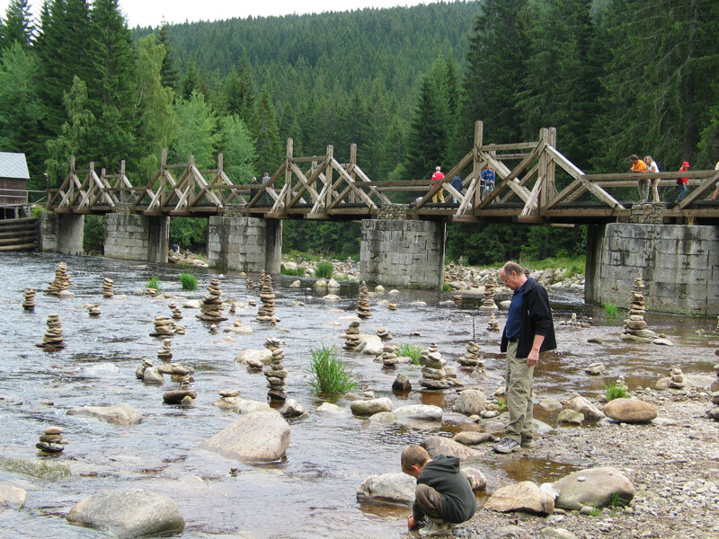 Brücke über die Vydra