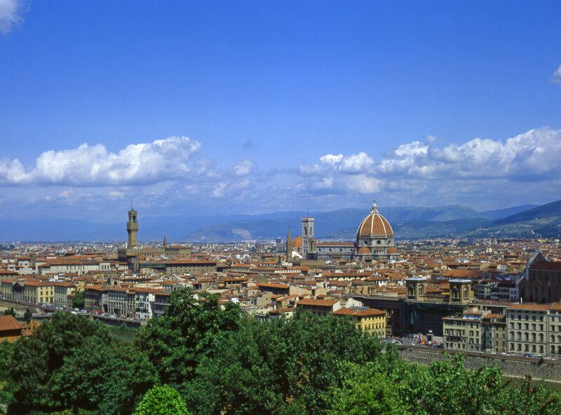 Florenz Altstadt Blick