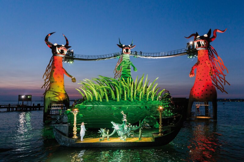 Die Bregenzer Festspiele  Bühne