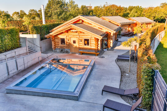 Europabad Karlsruhe Karelisches Saunadorf