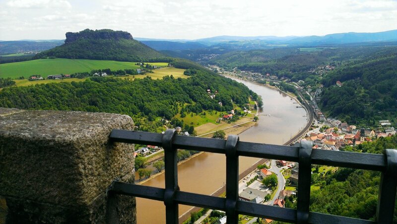 Blick zum Lilienstein