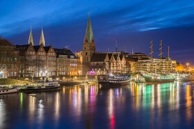 Weserpromande Schlachte Nacht