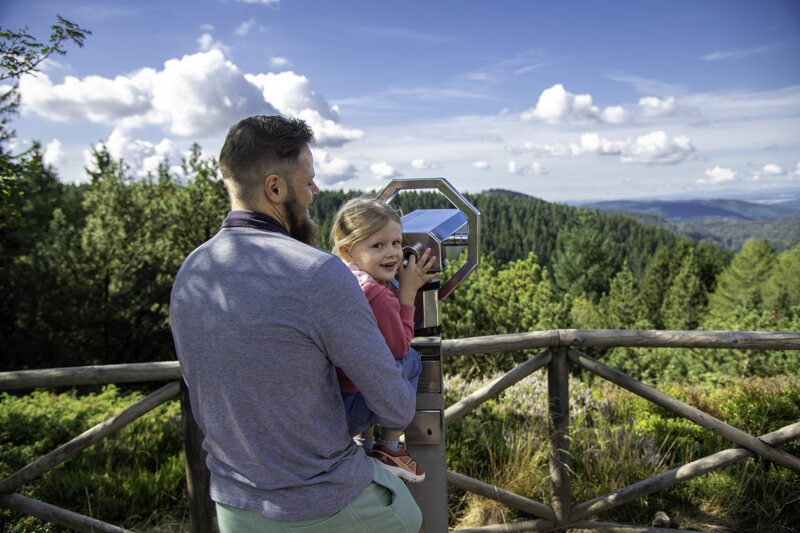 Rennsteiggarten Kind Aussicht