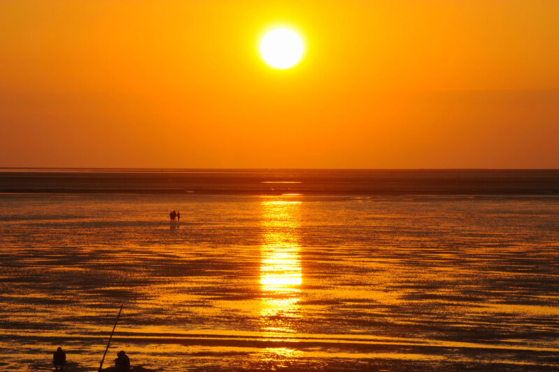 Sonnenuntergang über dem Watt