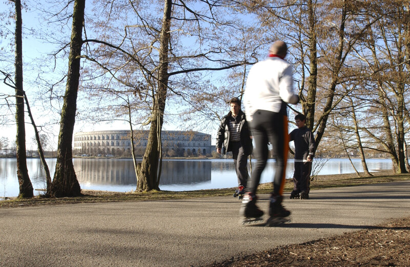 Blick auf das Reichsparteitagsgeglände