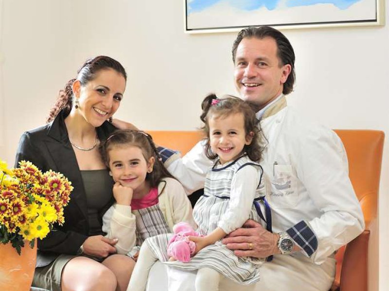 Hotelierfamilie mit Kindern