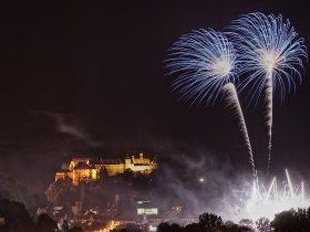 Heidenheim Schloss Feuerwerk