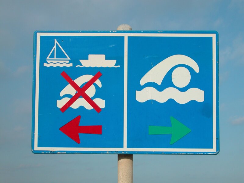 Badeschild