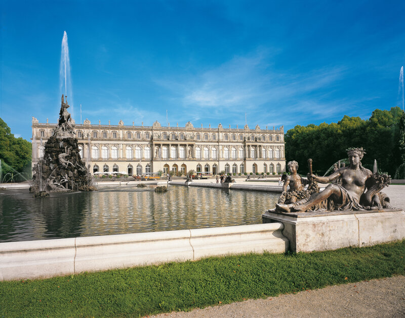 Neues Schloss Herrenchiemsee Westfassade