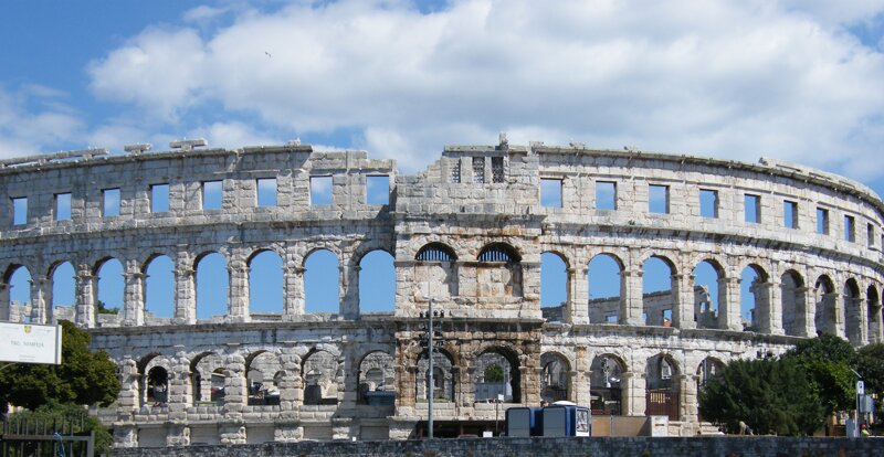 Amphitheater in Pula