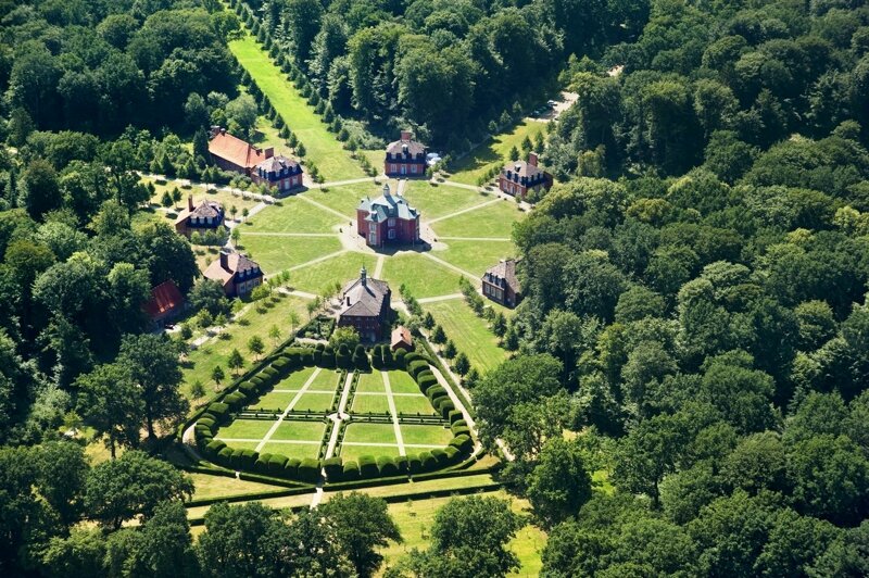 Luftaufnahme Jagdschloss Clemenswerth