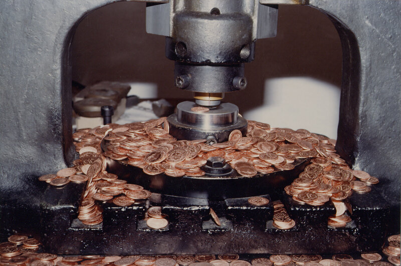 Münzprägemaschine