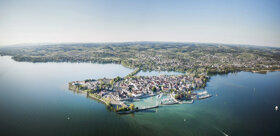 Luftaufnahme Insel C Hari Pulko, Lindau Tourismus