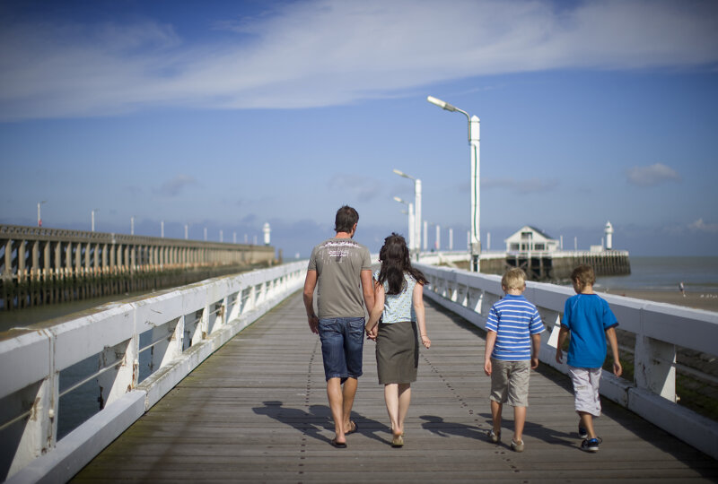 Familie in Blankenberge