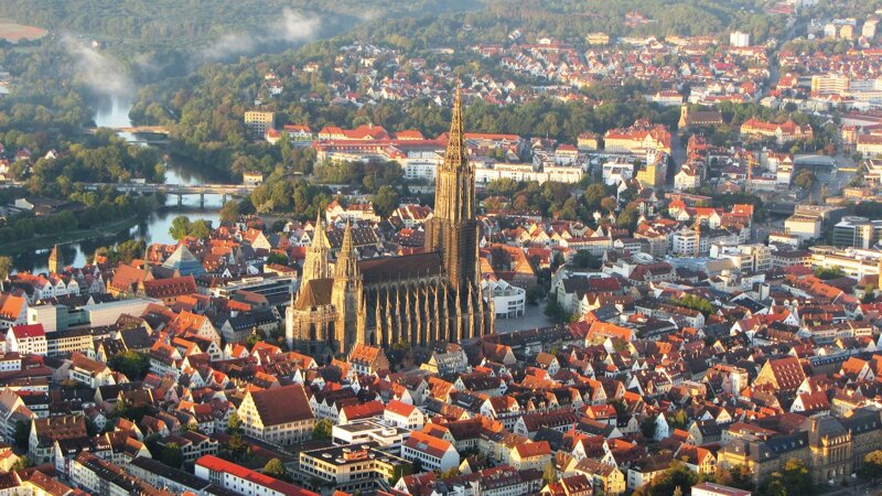 Luftbild von Ulm
