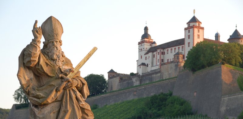 Blick auf Residenz Würzburg