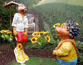 Weihnachtsmarkt Märchen Hase und Igel