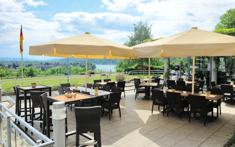 Remagen Ringhotel Haus Oberwinter Terrasse Rhein
