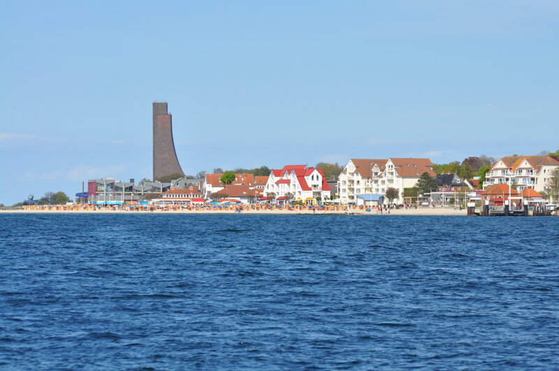Ostseebad Laboe vom Meer aus