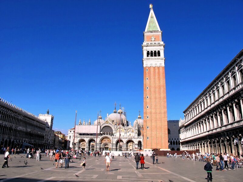 MarkusPlatz mit Campanile 3 1©Pixabay