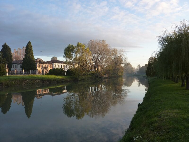 Riviera del Brenta – Blick entlang des Kanals