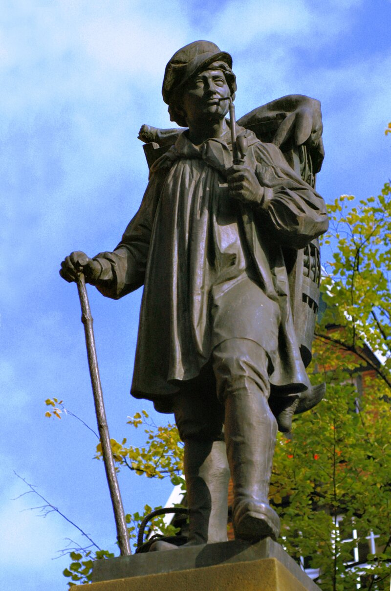Kiepenkerl Münster Bronzestandbild