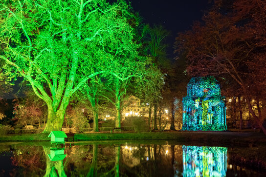 Christmas Garden Dresden 2018 Englischer Pavillion©Christmas Garden Deutschland