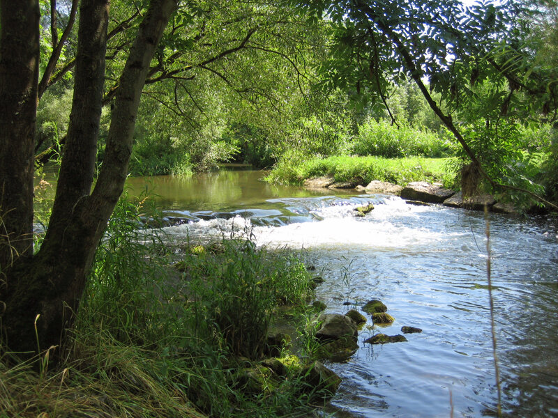 Blick ins romantische Taubertal bei Wertheim